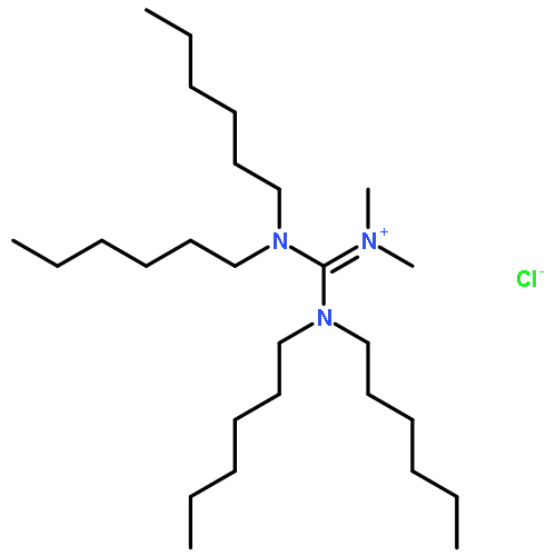 METHANAMINIUM, N-[BIS(DIHEXYLAMINO)METHYLENE]-N-METHYL-, CHLORIDE