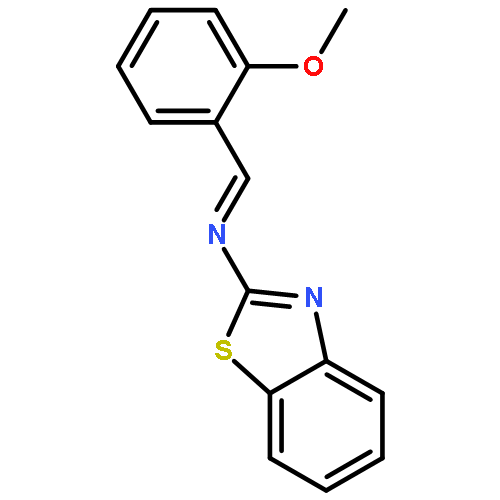 2-Benzothiazolamine, N-[(2-methoxyphenyl)methylene]-