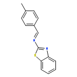 2-BENZOTHIAZOLAMINE, N-[(4-METHYLPHENYL)METHYLENE]-