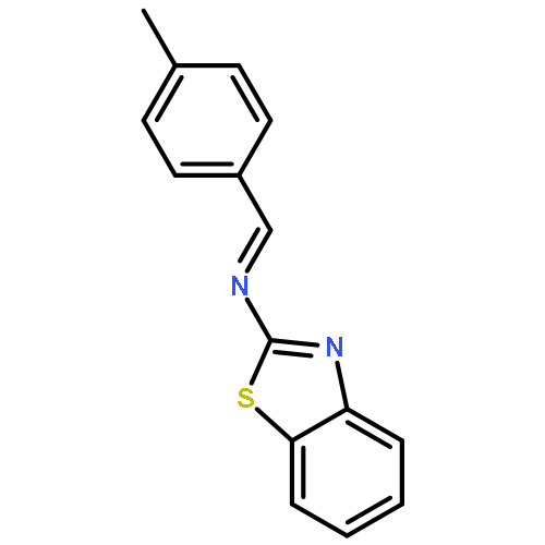 2-BENZOTHIAZOLAMINE, N-[(4-METHYLPHENYL)METHYLENE]-