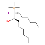 7-Tetradecanol, 8-iodo-8-(trimethylsilyl)-, (R*,R*)-