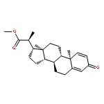 Pregna-1,4-diene-20-carboxylic acid, 3-oxo-, methyl ester, (20S)-