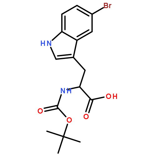 5-Bromo-N-{[(2-methyl-2-propanyl)oxy]carbonyl}tryptophan