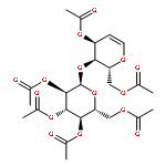 [(2R,3S,4R)-4-acetyloxy-3-[(2R,3R,4S,5R,6R)-3,4,5-triacetyloxy-6-(acetyloxymethyl)oxan-2-yl]oxy-3,4-dihydro-2H-pyran-2-yl]methyl acetate