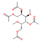 D-Glucitol, 2,4-di-O-methyl-, tetraacetate