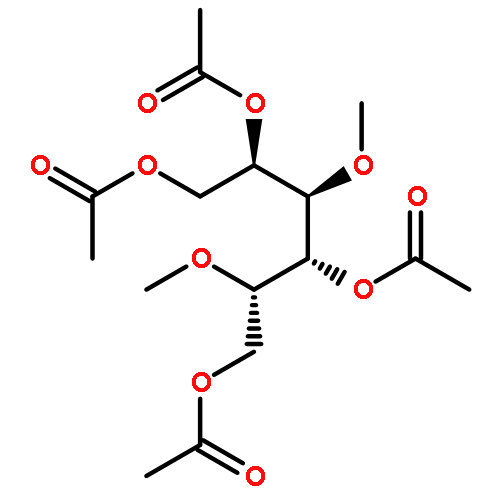 D-Glucitol, 2,4-di-O-methyl-, tetraacetate