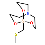 2,8,9-Trioxa-5-aza-1-silabicyclo[3.3.3]undecane, 1-[(methylthio)methyl]-