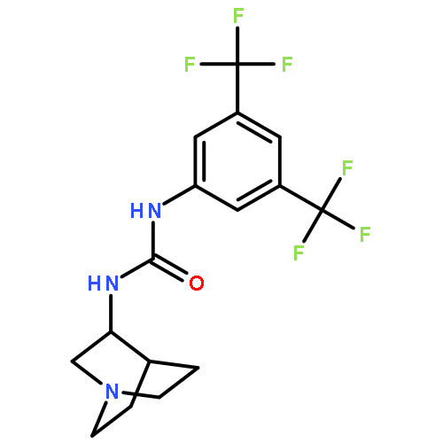 Urea, N-1-azabicyclo[2.2.2]oct-3-yl-N'-[3,5-bis(trifluoromethyl)phenyl]-