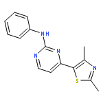 2-Pyrimidinamine, 4-(2,4-dimethyl-5-thiazolyl)-N-phenyl-