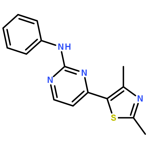 2-Pyrimidinamine, 4-(2,4-dimethyl-5-thiazolyl)-N-phenyl-