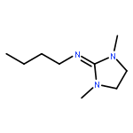 1-Butanamine, N-(1,3-dimethyl-2-imidazolidinylidene)-