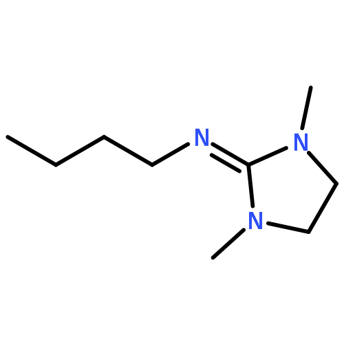 1-Butanamine, N-(1,3-dimethyl-2-imidazolidinylidene)-