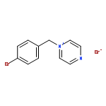 Pyrazinium, 1-[(4-bromophenyl)methyl]-, bromide