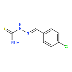 Hydrazinecarbothioamide, 2-[(4-chlorophenyl)methylene]-, (2E)-