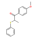 1-Propanone, 1-(4-methoxyphenyl)-2-(phenylthio)-