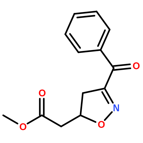 5-Isoxazoleacetic acid, 3-benzoyl-4,5-dihydro-, methyl ester