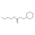 4-Morpholinepropanoic acid, butyl ester