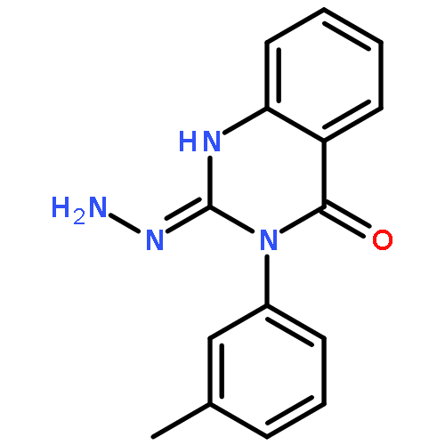 2,4(1H,3H)-Quinazolinedione, 3-(3-methylphenyl)-, 2-hydrazone