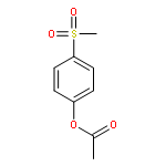 (4-methylsulfonylphenyl) Acetate