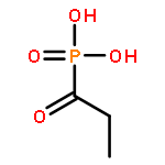 Phosphonic acid, (1-oxopropyl)-