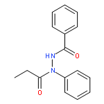 Benzoic acid, 2-(1-oxopropyl)-2-phenylhydrazide