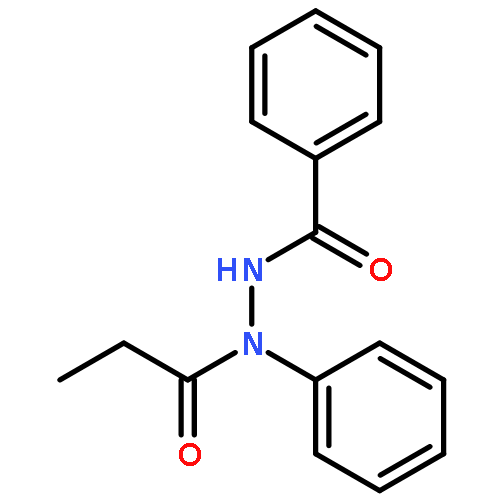 Benzoic acid, 2-(1-oxopropyl)-2-phenylhydrazide