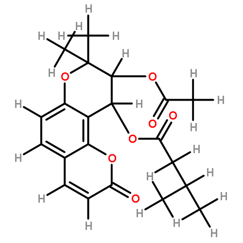 3',4'-Dihydro-3'-acetoxy-4'-isovaleroxy-seselin