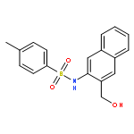 BENZENESULFONAMIDE, N-[3-(HYDROXYMETHYL)-2-NAPHTHALENYL]-4-METHYL-