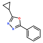 1,3,4-Oxadiazole, 2-cyclopropyl-5-phenyl-