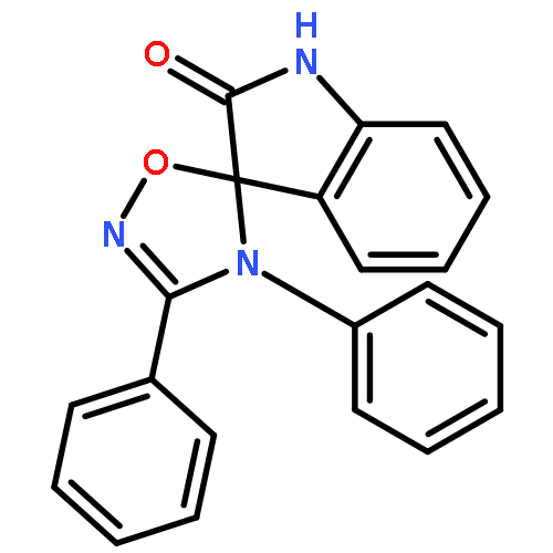 Spiro[3H-indole-3,5'(4'H)-[1,2,4]oxadiazol]-2(1H)-one, 3',4'-diphenyl-