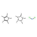 dichlorouranium, 1,2,3,4,5-pentamethylcyclopentane