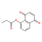 1,4-Naphthalenedione, 5-(1-oxopropoxy)-