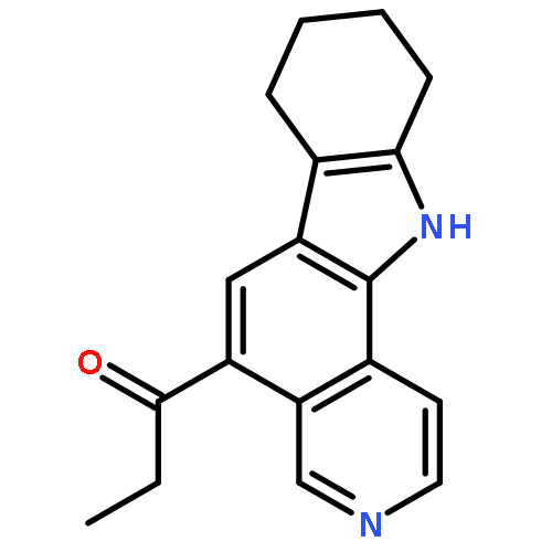 1-PROPANONE, 1-(8,9,10,11-TETRAHYDRO-7H-PYRIDO[4,3-A]CARBAZOL-5-YL)-