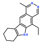 6H-PYRIDAZINO[4,5-B]CARBAZOLE, 5-ETHYL-7,8,9,10-TETRAHYDRO-1-METHYL-