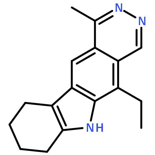 6H-PYRIDAZINO[4,5-B]CARBAZOLE, 5-ETHYL-7,8,9,10-TETRAHYDRO-1-METHYL-