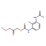 Poly[oxy(2-oxo-1,3-propanediyl)oxycarbonylimino(methyl-1,3-phenylene
)iminocarbonyl]