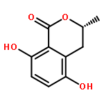 1H-2-BENZOPYRAN-1-ONE, 3,4-DIHYDRO-5,8-DIHYDROXY-3-METHYL-, (R)-