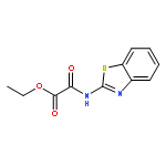 ethyl (1,3-benzothiazol-2-ylamino)(oxo)acetate