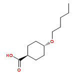 Cyclohexanecarboxylic acid, 4-(pentyloxy)-, trans-