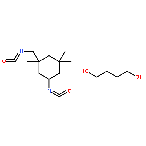 butane-1,4-diol - 5-isocyanato-1-(isocyanatomethyl)-1,3,3-trimethylcyclohexane (1:1)