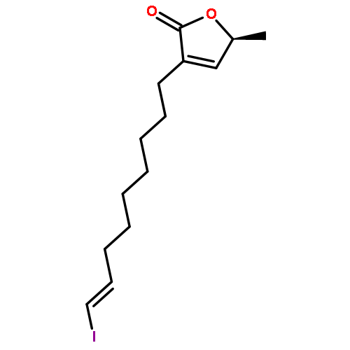 2(5H)-Furanone, 3-(9-iodo-8-nonenyl)-5-methyl-, (5S)-