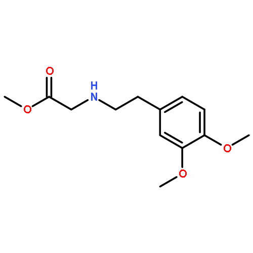 GLYCINE, N-[2-(3,4-DIMETHOXYPHENYL)ETHYL]-, METHYL ESTER