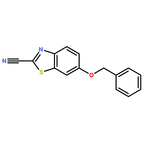 2-Benzothiazolecarbonitrile, 6-(phenylmethoxy)-