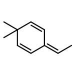 1,4-Cyclohexadiene, 6-ethylidene-3,3-dimethyl-