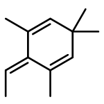 1,4-CYCLOHEXADIENE, 6-ETHYLIDENE-1,3,3,5-TETRAMETHYL-