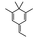 1,4-Cyclohexadiene, 3-ethylidene-1,5,6,6-tetramethyl-