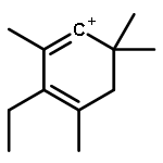 CYCLOHEXADIENYLIUM, 3-ETHYL-2,4,6,6-TETRAMETHYL-