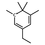 CYCLOHEXADIENYLIUM, 3-ETHYL-1,5,6,6-TETRAMETHYL-