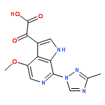 [4-methoxy-7-(3-methyl-1h-1,2,4-triazol-1-yl)-1h-pyrrolo[2,3-c]py Ridin-3-yl](oxo)acetic Acid