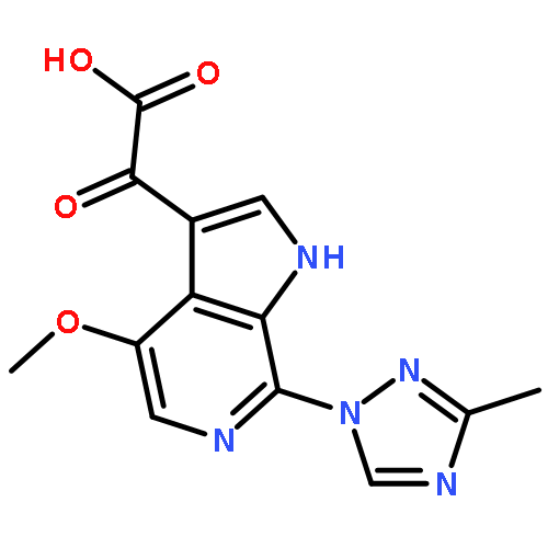 [4-methoxy-7-(3-methyl-1h-1,2,4-triazol-1-yl)-1h-pyrrolo[2,3-c]py Ridin-3-yl](oxo)acetic Acid